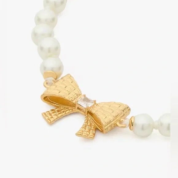 KATE SPADE Wrapped In A Bow Slider Bracelet NWT with Dust Bag - Picture 5 of 6